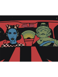 Raqamlar bo&#039;yicha rasm &quot;Taksi&quot;