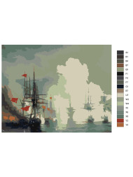 Картина по номерам &amp;quot;Бухта кораблей&amp;quot;