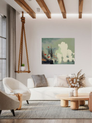 Картина по номерам &amp;quot;Бухта кораблей&amp;quot;