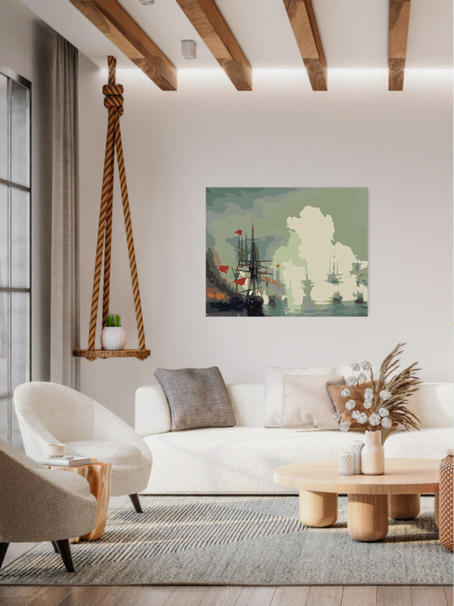 Картина по номерам &amp;quot;Бухта кораблей&amp;quot;