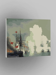 Картина по номерам &amp;quot;Бухта кораблей&amp;quot;