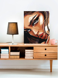 Картина по номерам &amp;quot;Красивая девушка&amp;quot;