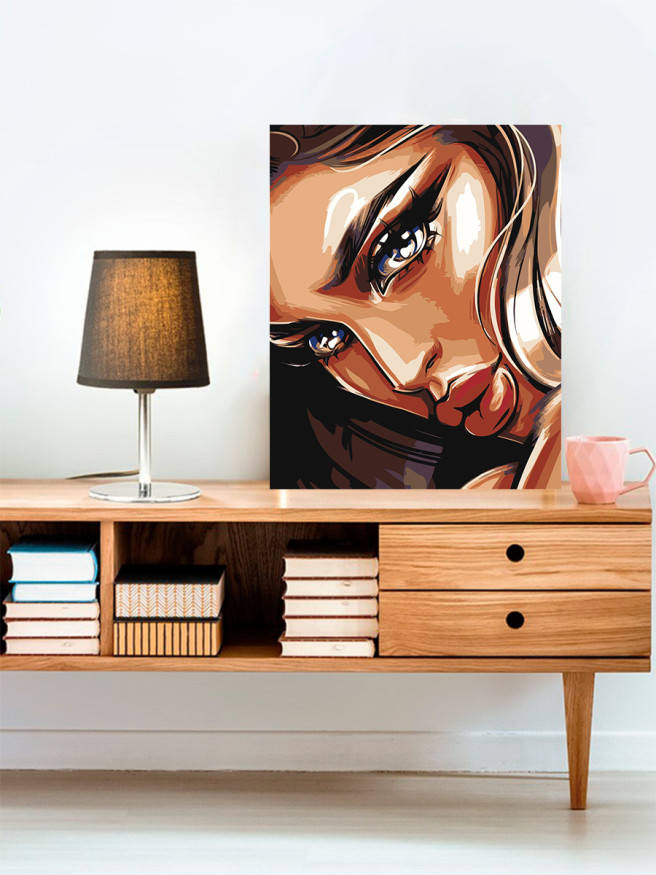 Raqamlar bo&amp;#039;yicha rasm &amp;quot;Go&amp;#039;zal qiz&amp;quot;