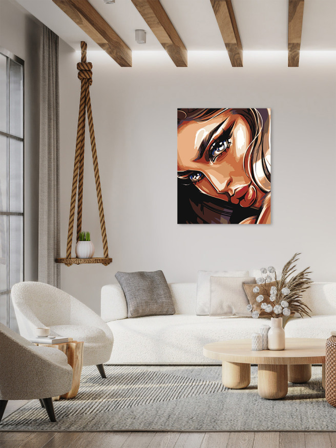 Raqamlar bo&amp;#039;yicha rasm &amp;quot;Go&amp;#039;zal qiz&amp;quot;