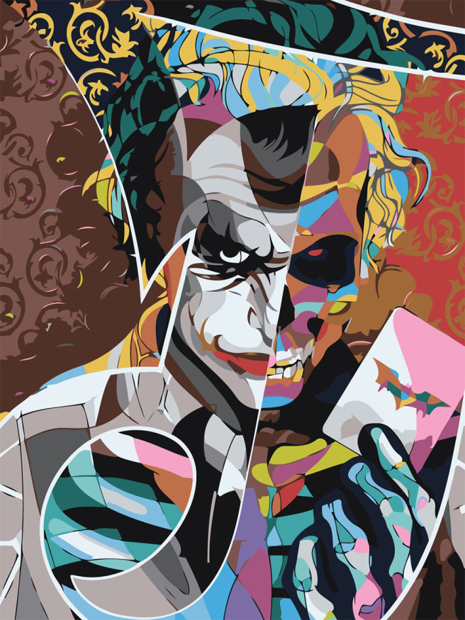 Raqamlar bo&amp;#039;yicha rasm &amp;quot;Joker&amp;quot;