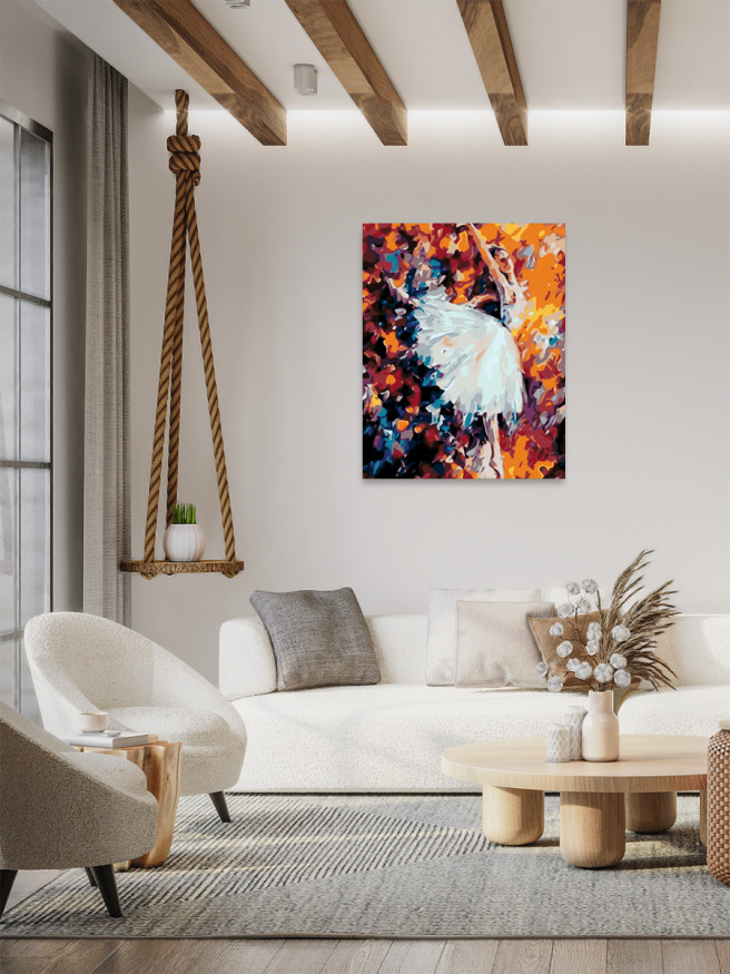 Картина по номерам &amp;quot;Балерина&amp;quot;