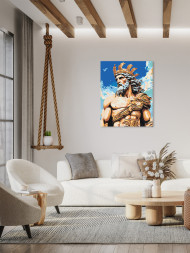 Картина по номерам "Мужчина из древней Греции"