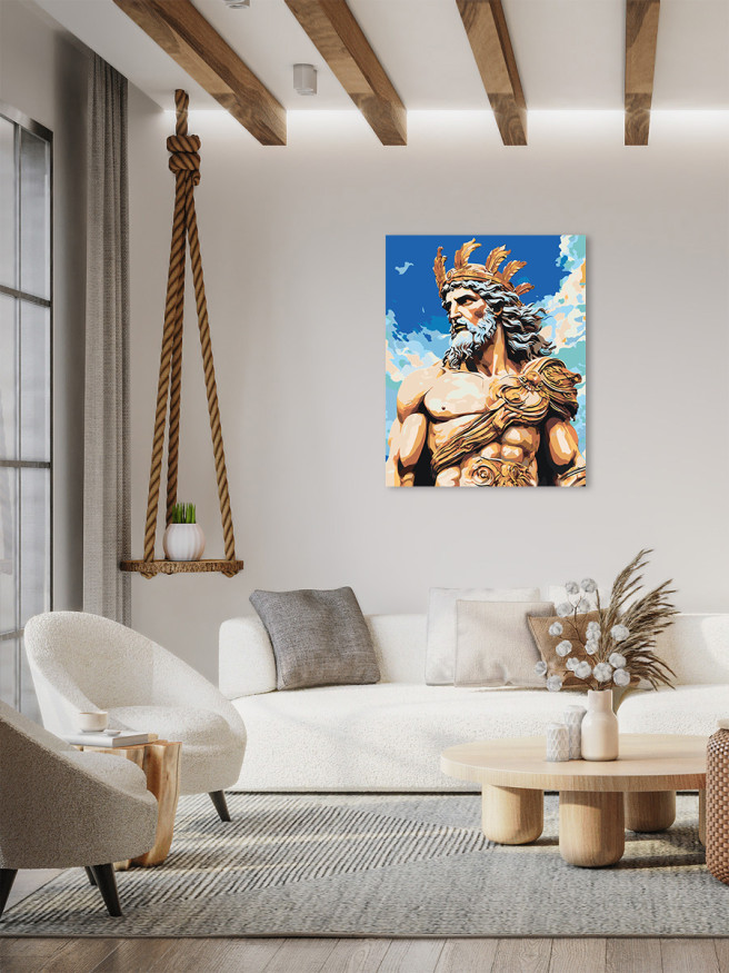 Картина по номерам &amp;quot;Мужчина из древней Греции&amp;quot;