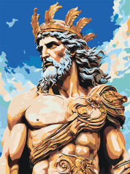 Картина по номерам "Мужчина из древней Греции"