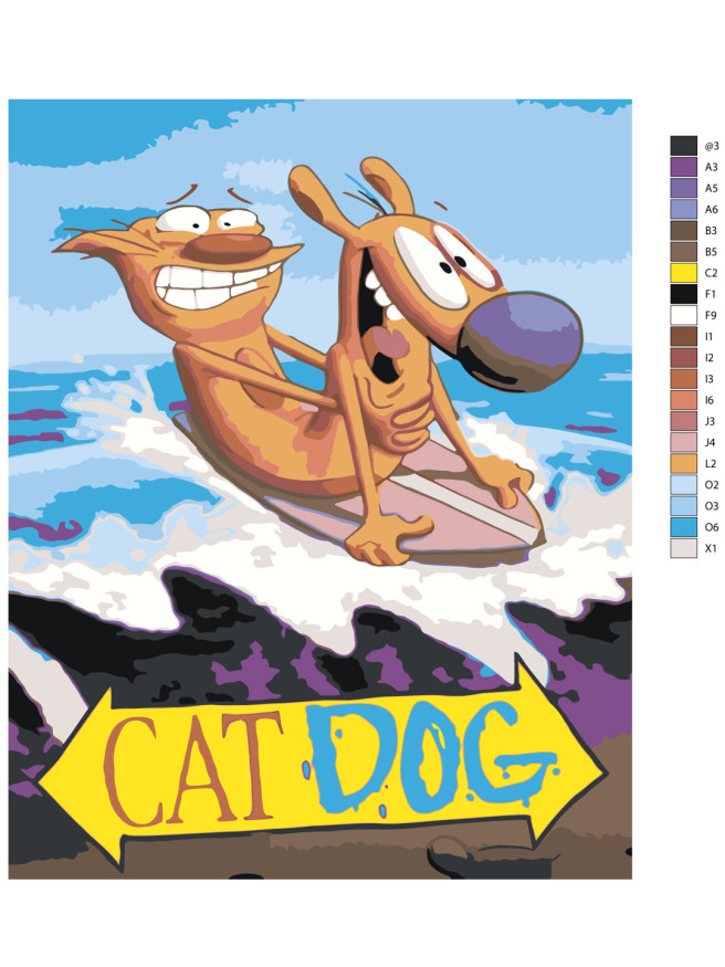 Raqamlar bo‘yicha rasm &amp;quot;Kotoit&amp;quot;