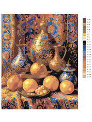 Картина по номерам &amp;quot;Восточное убранство&amp;quot;