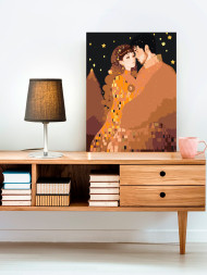 Картина по номерам &amp;quot;Пара в стиле Климта&amp;quot;