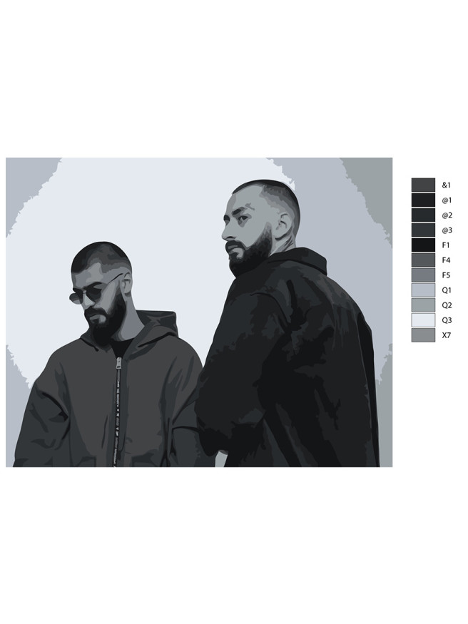 Картина по номерам &amp;quot;Мияги&amp;quot;