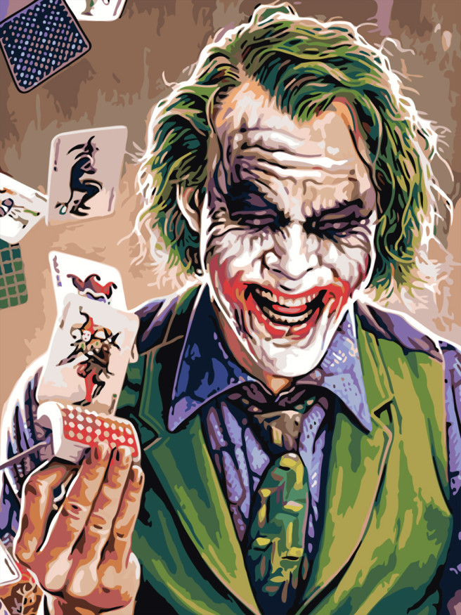 Raqamlar bo&amp;#039;yicha rasm &amp;quot;Joker&amp;quot;