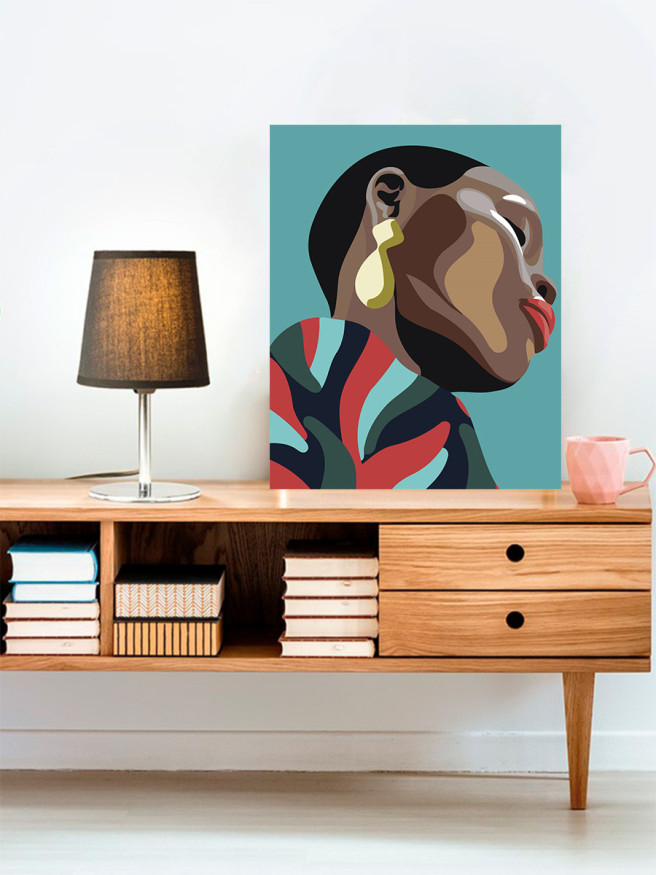 Картина по номерам &amp;quot;Девушка с серьгой&amp;quot;