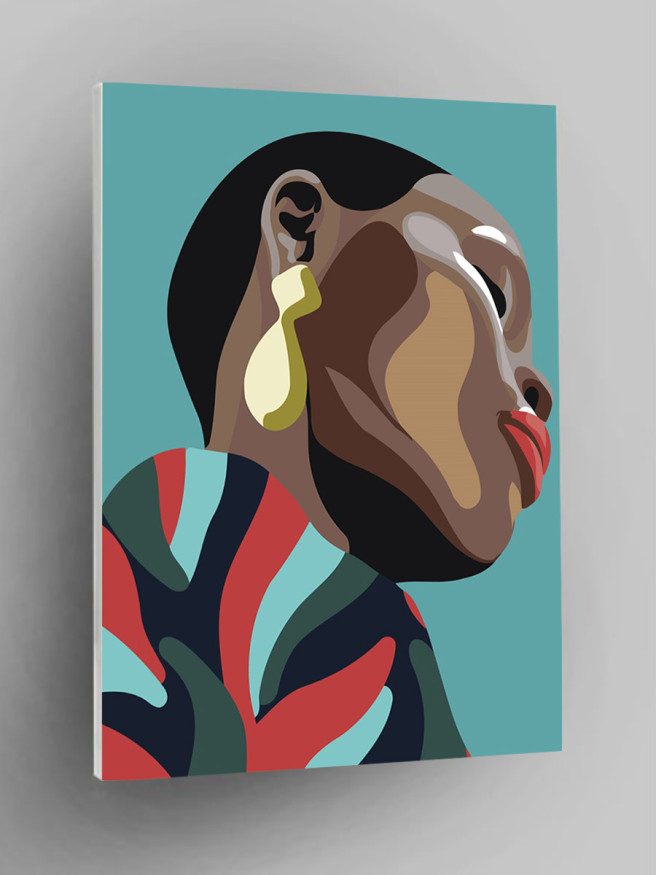 Картина по номерам &amp;quot;Девушка с серьгой&amp;quot;