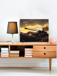 Raqamlar bo&#039;yicha rasm &quot;Tank&quot;