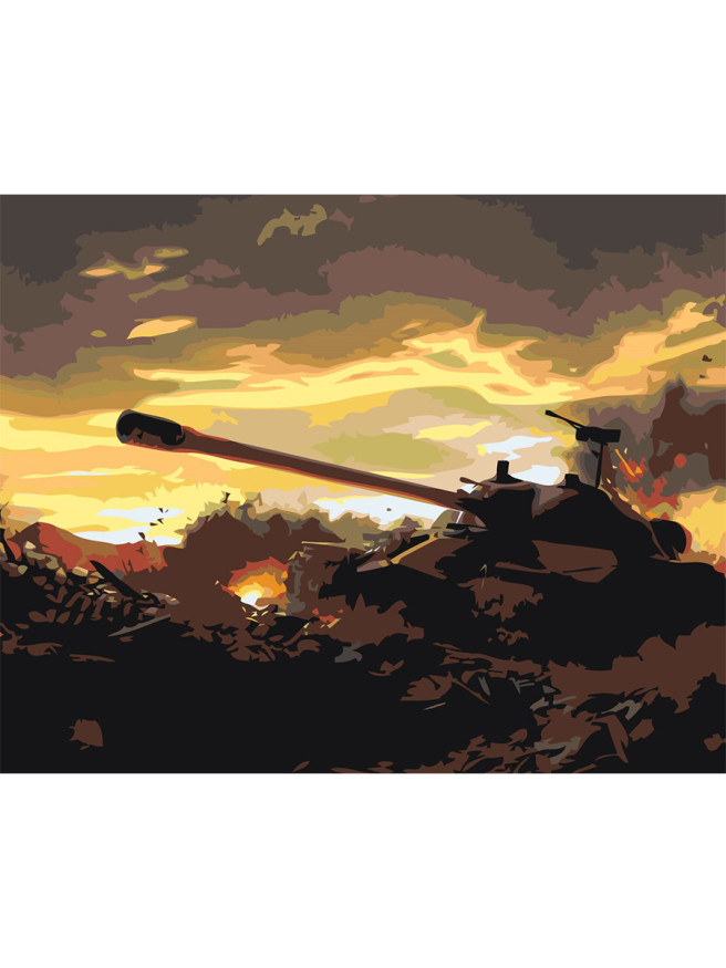 Raqamlar bo&amp;#039;yicha rasm &amp;quot;Tank&amp;quot;