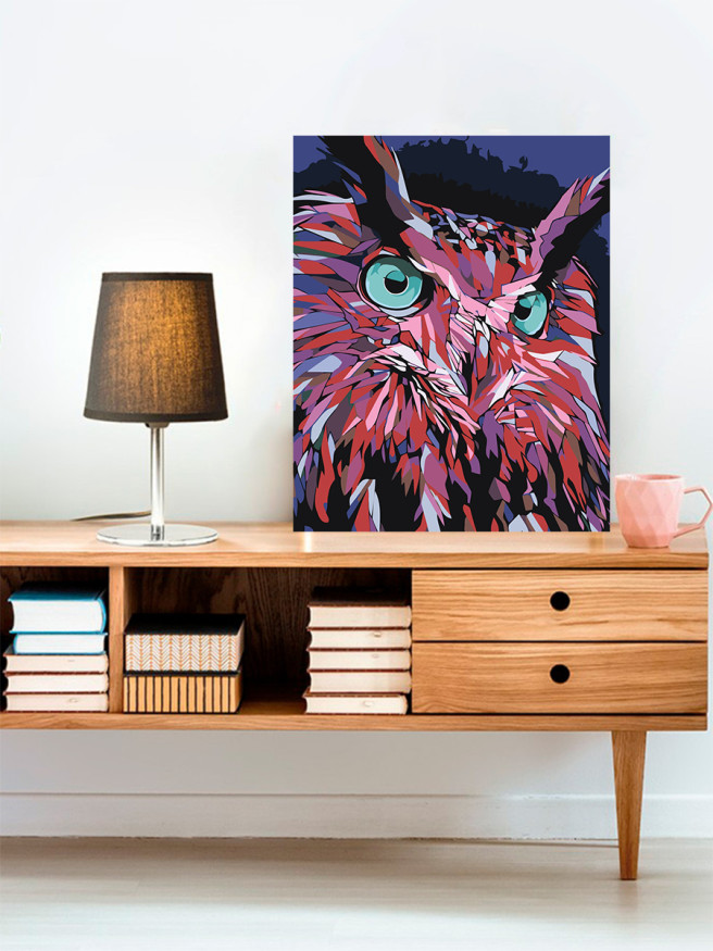 Raqamlar bo&amp;#039;yicha rasm &amp;quot;Boyqush&amp;quot;