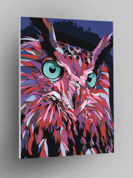 Raqamlar bo&#039;yicha rasm &quot;Boyqush&quot;