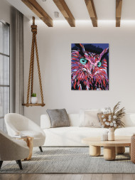 Raqamlar bo&#039;yicha rasm &quot;Boyqush&quot;