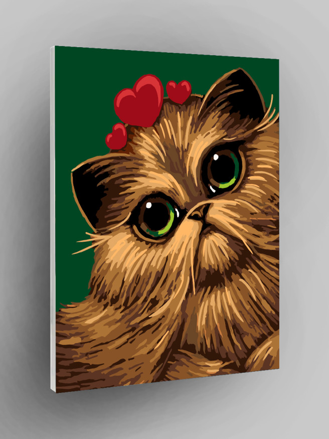 Картина по номерам &amp;quot;Милый котик&amp;quot;