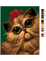 Картина по номерам &amp;quot;Милый котик&amp;quot;