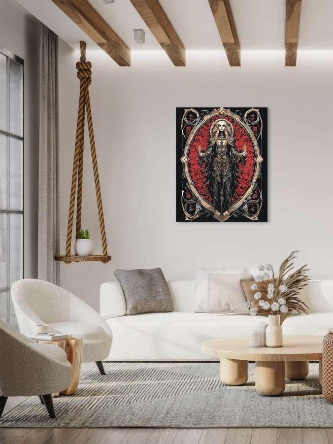 Картина по номерам &amp;quot;Женщина в цветах&amp;quot;