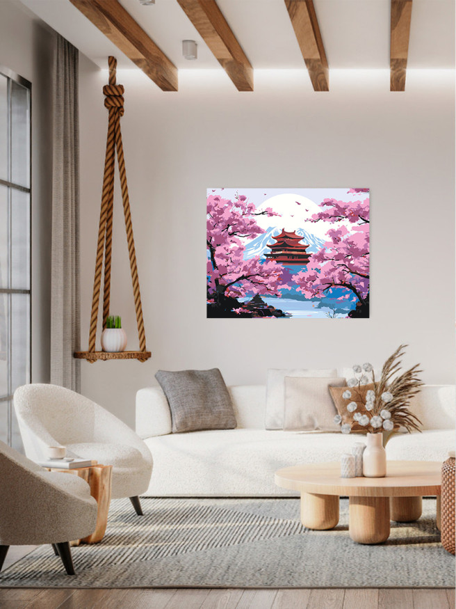 Raqamlar bo&amp;#039;yicha rasm &amp;quot;Go&amp;#039;zal Yaponiya&amp;quot;