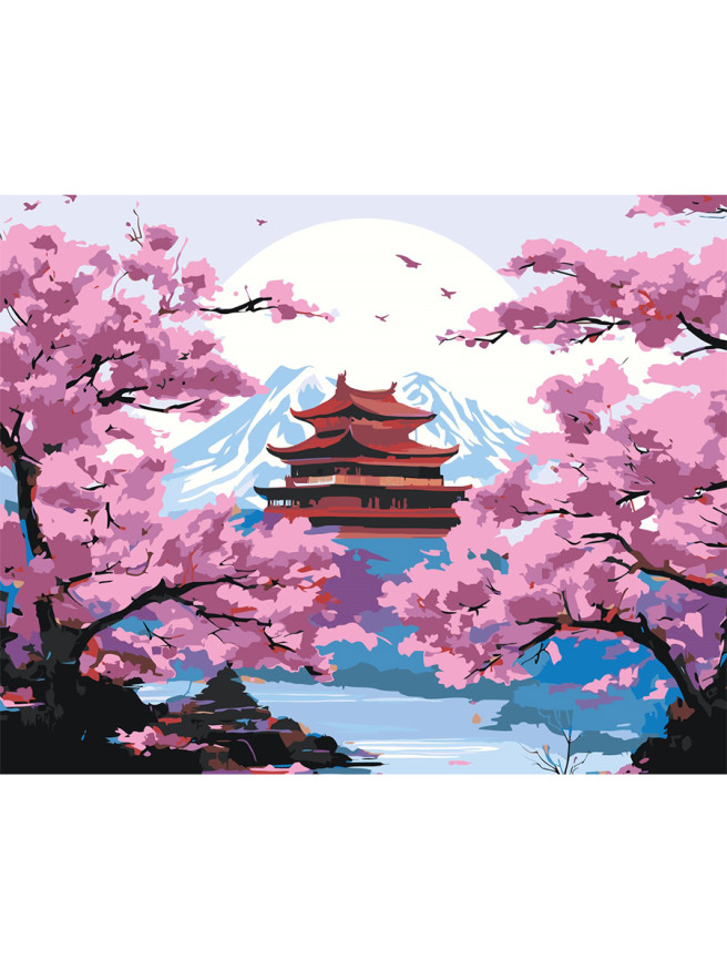 Raqamlar bo&amp;#039;yicha rasm &amp;quot;Go&amp;#039;zal Yaponiya&amp;quot;