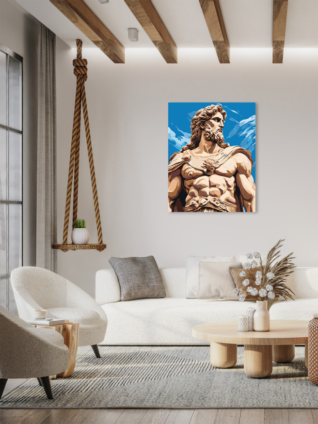 Картина по номерам &amp;quot;Древнегреческий мужчина&amp;quot;