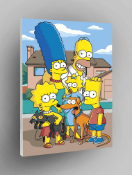 Raqamlar bo‘yicha rasm &quot;Simpsonlar&quot;
