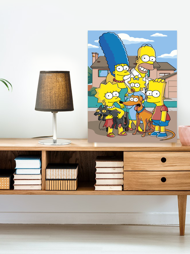 Raqamlar bo‘yicha rasm &amp;quot;Simpsonlar&amp;quot;