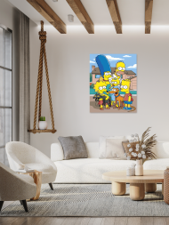 Raqamlar bo‘yicha rasm &quot;Simpsonlar&quot;