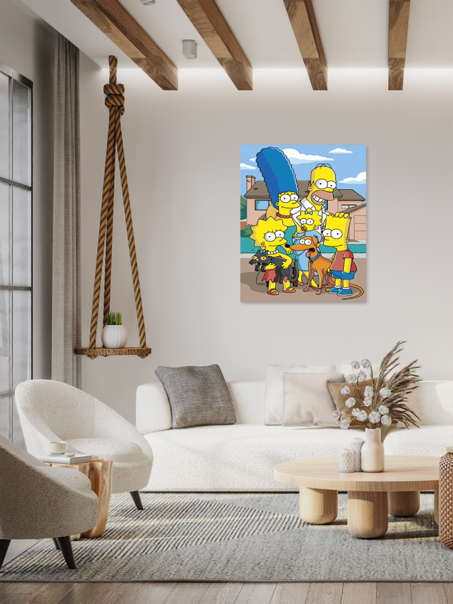 Raqamlar bo‘yicha rasm &amp;quot;Simpsonlar&amp;quot;
