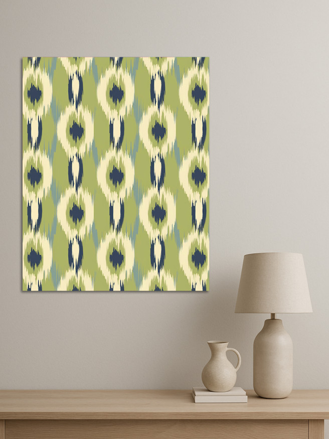 Holstga bosilgan poster &amp;quot;Zaytunrang sharqona naqshlar&amp;quot;