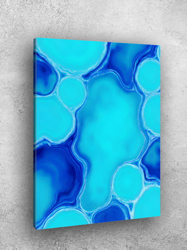 Holstga bosilgan poster &amp;quot;Ko‘k akslar&amp;quot;