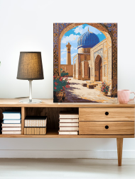 Картина по номерам "Под синим куполом"