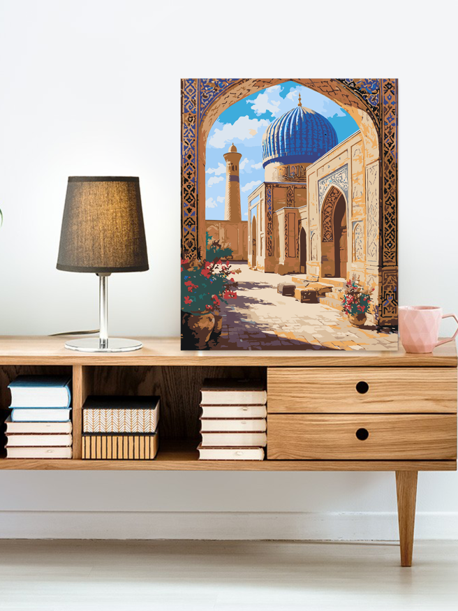 Raqamlar bo‘yicha rasm &amp;quot;Ko‘k gumbaz ostida&amp;quot;