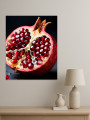 Постер на холсте &amp;quot;Спелый гранат в разрезе&amp;quot;