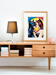 Картина по номерам &amp;quot;Поцелуй героев&amp;quot;