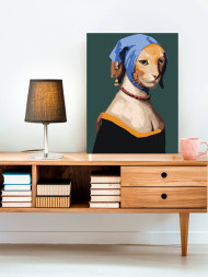 Raqamlar bo'yicha rasm "Mushuk rohiba"