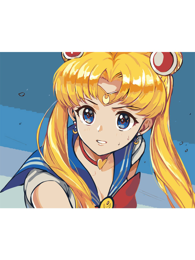 Raqamlar bo&amp;#039;yicha rasm &amp;quot;Sailor Moon&amp;quot; 