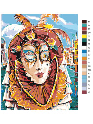 Raqamlar bo&#039;yicha rasm &quot;Yosh modaist&quot;