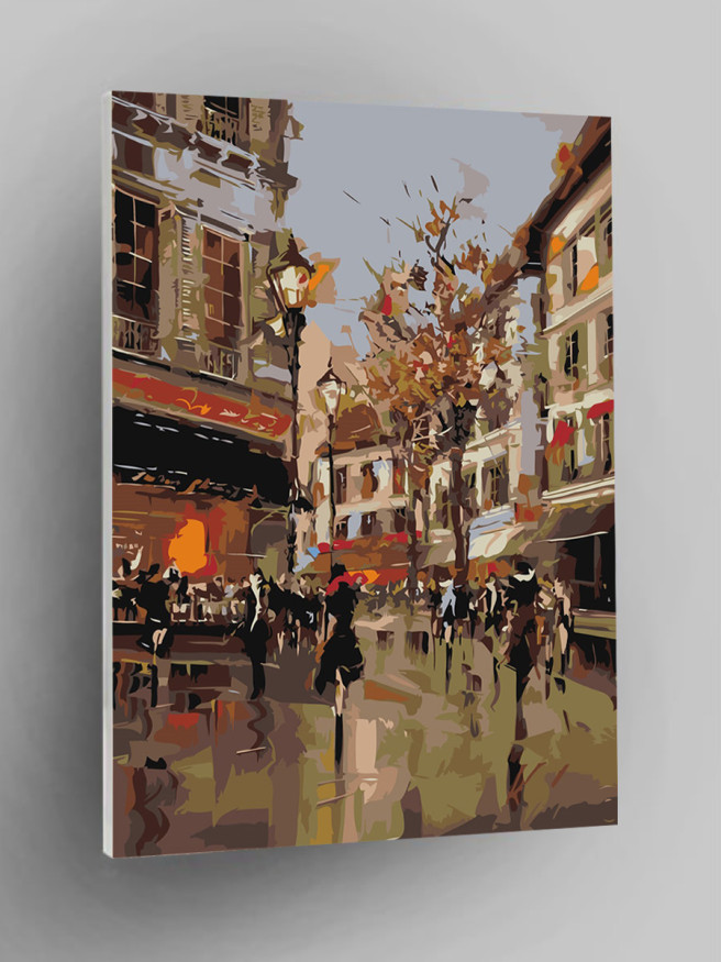 Картина по номерам &amp;quot;Осень в городе&amp;quot;