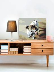 Raqamlar bo'yicha rasm "Uy iti"