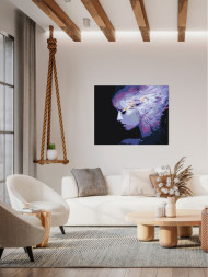 Картина по номерам &amp;quot;Милая девушка&amp;quot;