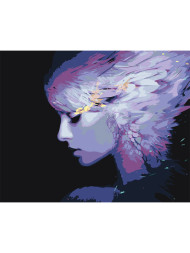 Картина по номерам &amp;quot;Милая девушка&amp;quot;