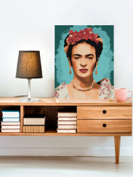 Картина по номерам &amp;quot;Девушка с цветами&amp;quot;