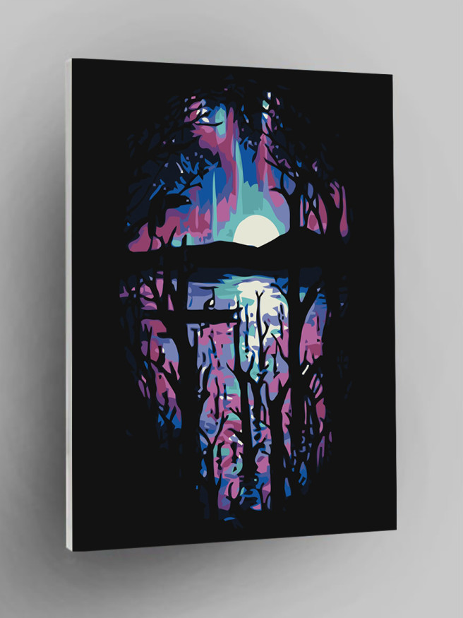 Raqamlar bo&amp;#039;yicha rasm &amp;quot;Chiroyli quyosh botishi&amp;quot;